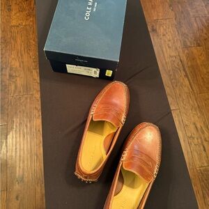 Cole Haan Brown Leather Loafers Timeless Design